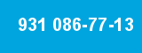 931 086-77-13